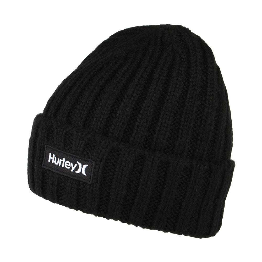 Hurley Squaw Fisherman Beanie Mütze - Schwarz